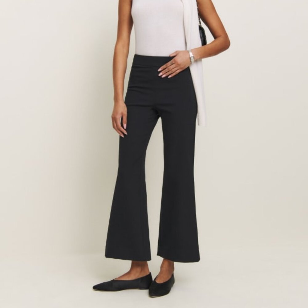 Reformation - NWT Petites Tanya Knit Pant (Color Black, Size M) Retail/MSRP $158